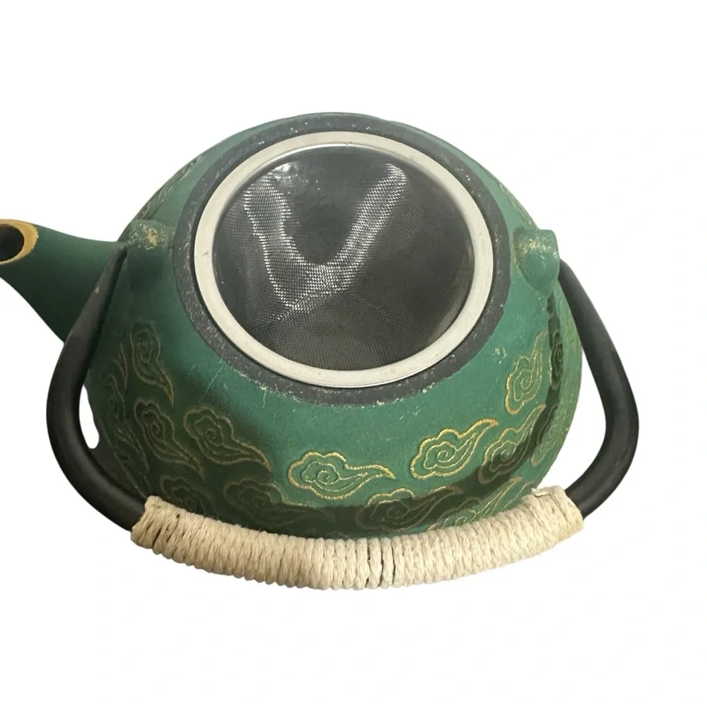 Cast Iron/Japanese Tea Pot With Infuser For Loose Leaf/Green - Picture 2 of 15